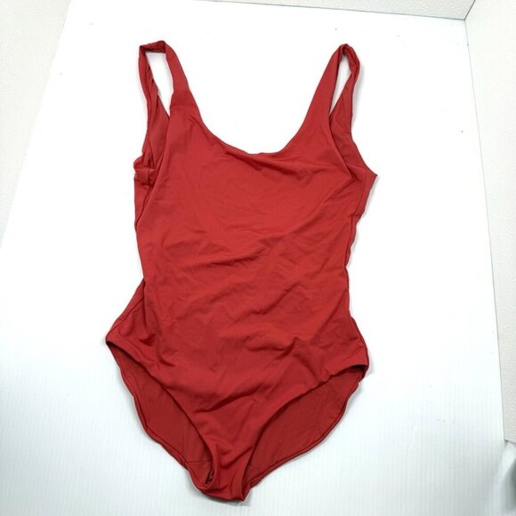 Onia Kelly Scoop Neck One Piece Swimsuit in Cayenne Size Medium NWT - Picture 6 of 9